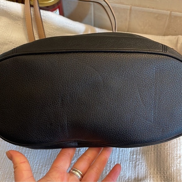 MICHAEL KORS -Jet Set black leather tote- EUC 🖤 - Picture 6 of 11